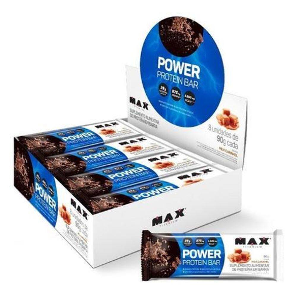 Power Protein Bar Cx Com 8Un De 90G - Frutas Vermelhas