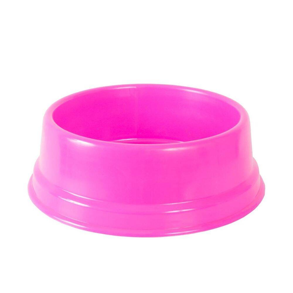Comedouro Ou Bebedouro Cães Rosa 2700Ml Pet Au Jel Plast