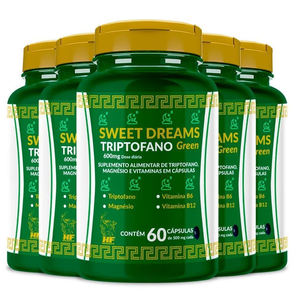 5X Triptofano Sweet Dreams Hf Suplementos 60Caps