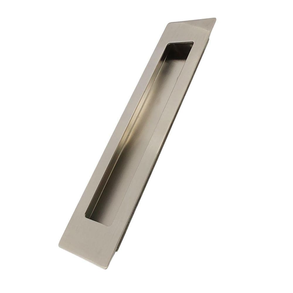 Puxador Concha Embutir Porta Inox 304 Escovado 25 Cm