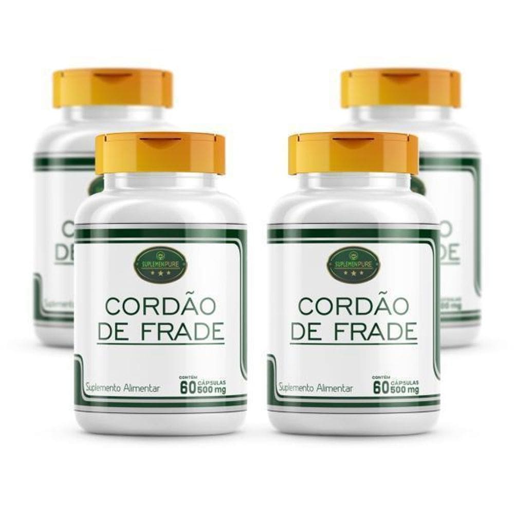 Cordão De Frade Cáps 500Mg Leonotis Nepetaefolia 4 Potes