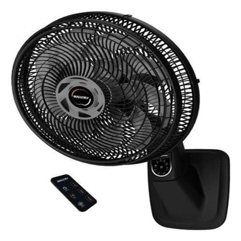 Ventilador De Parede 40Cm 140W Control Remoto 127V - Mallory