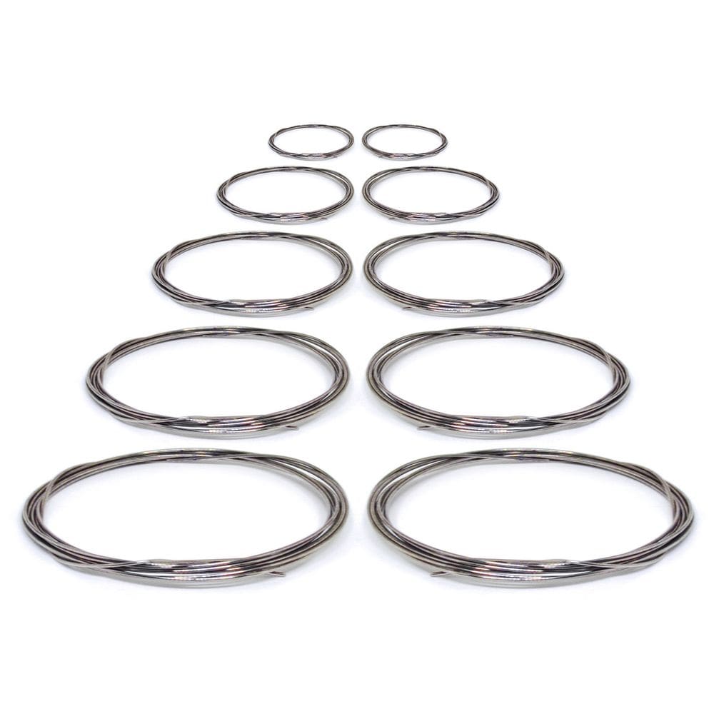 Kit 10 Arames Manopla Inox 304 Fixação Motocross Trilha Enduro