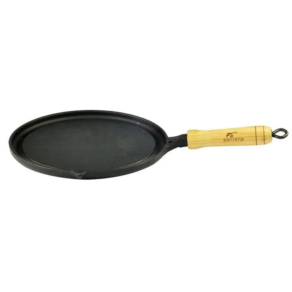 Picanheira em ferro fundido redonda lisa 26CM.