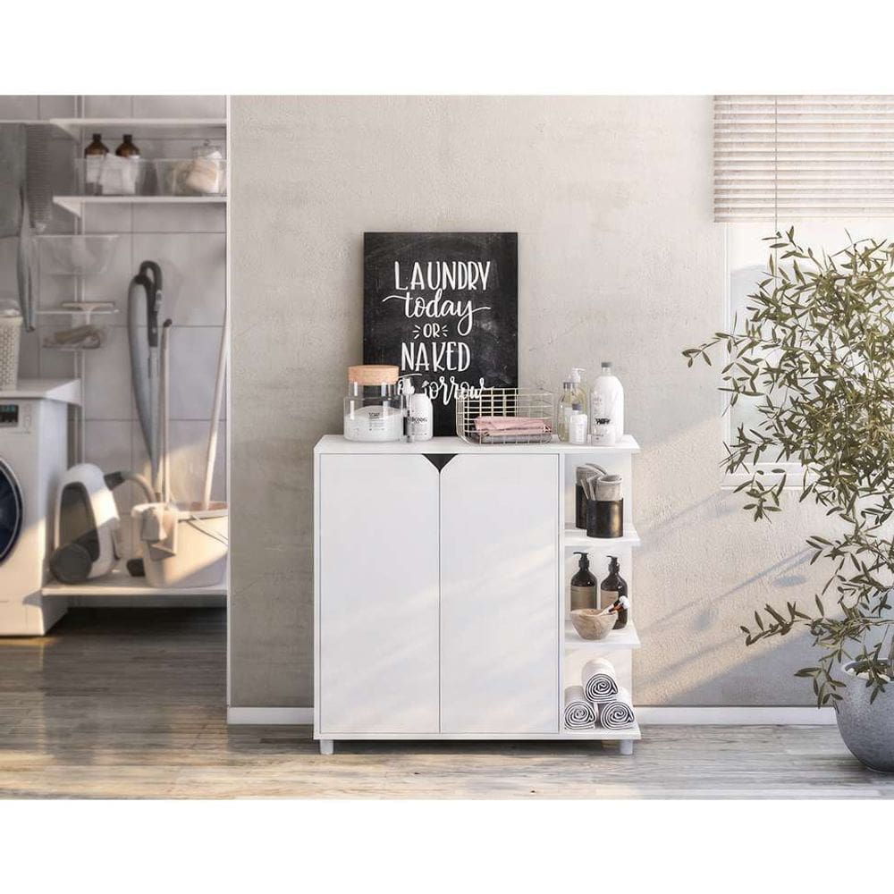 armário multiuso diadema 2 pt branco