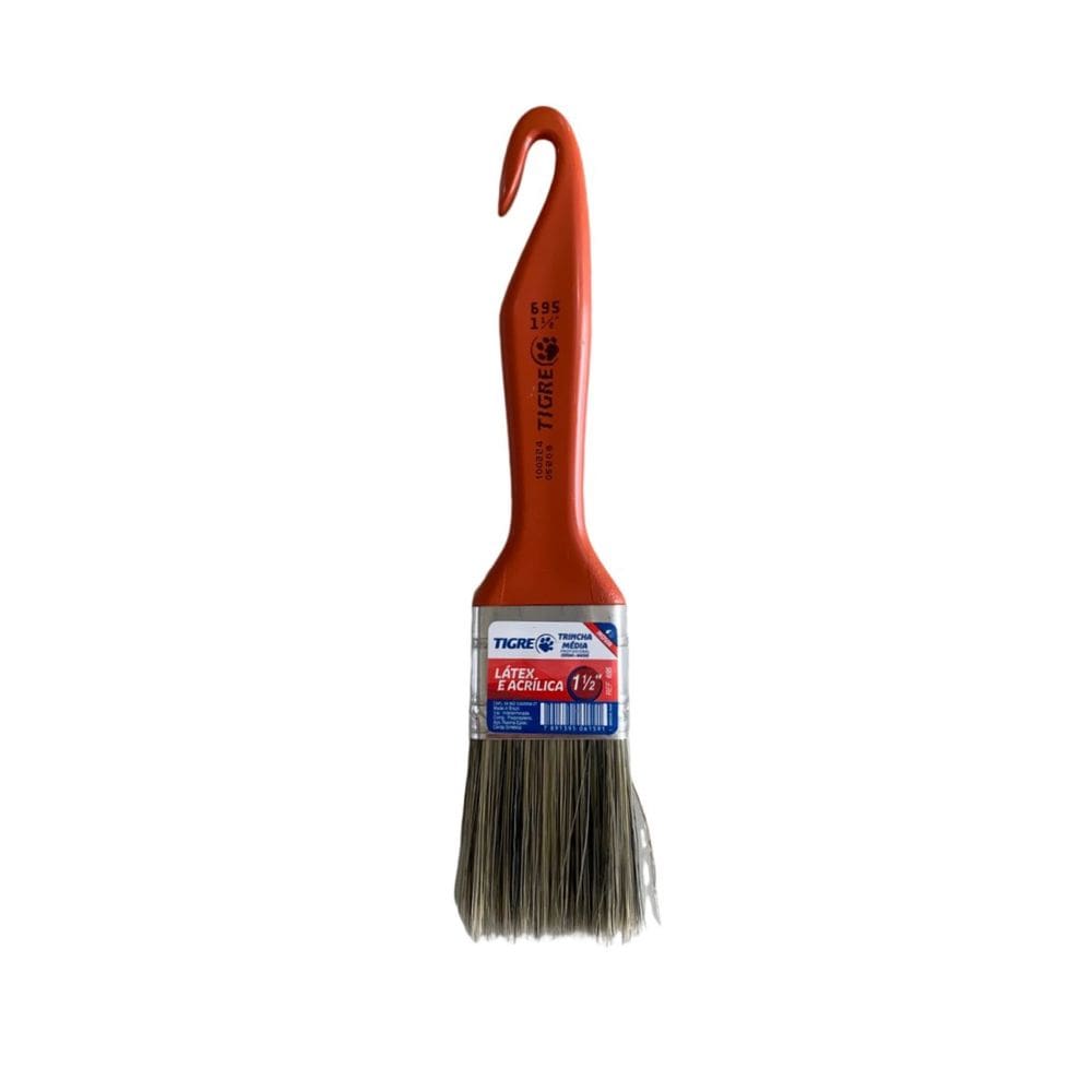 Trincha Pincel P/ Pintura Tinta Látex Acrílica 1.1/2`` Tigre