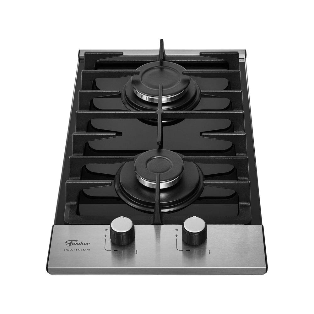 Cooktop Fischer 2 Bocas Platinium Gás Bivolt Preto