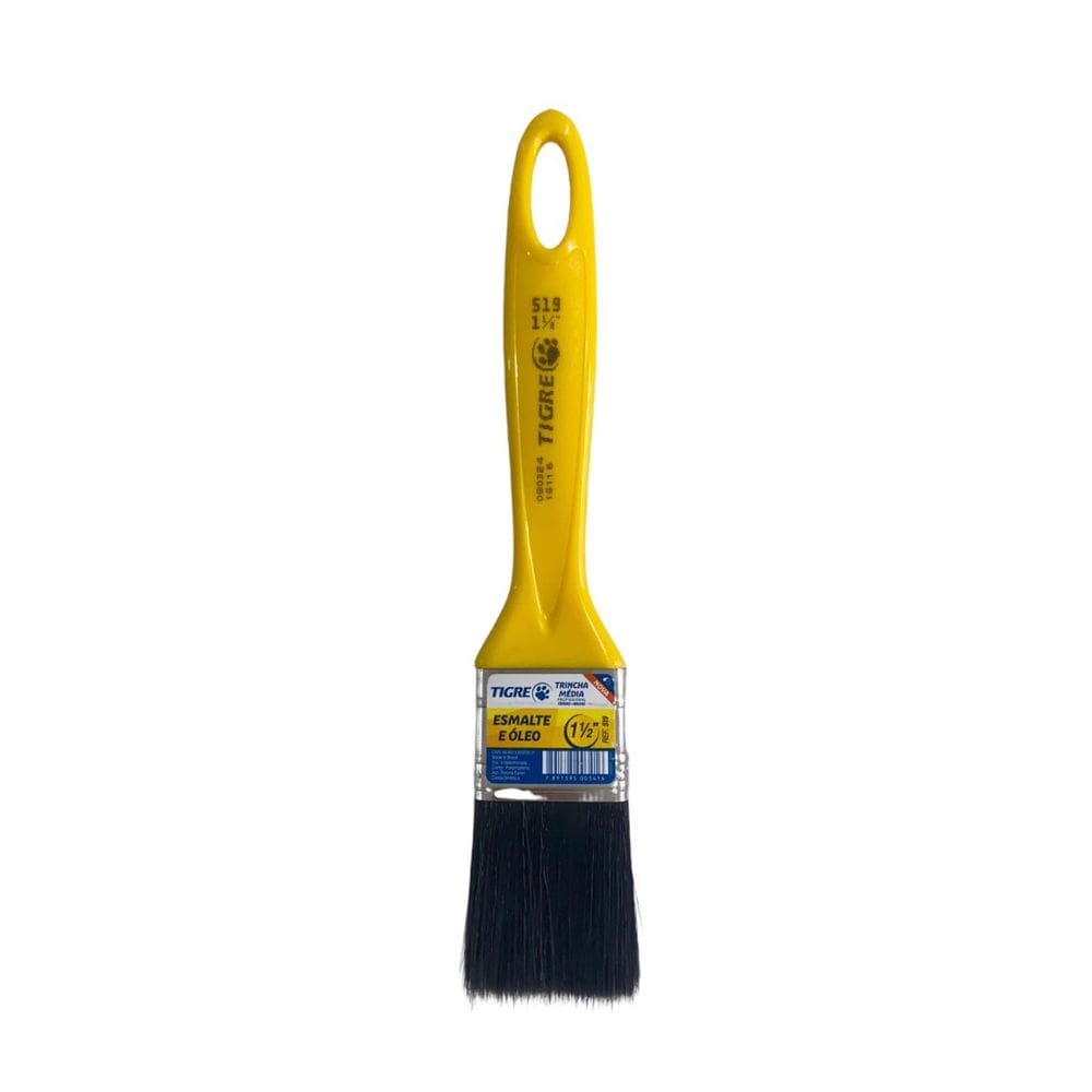 Trincha Pincel P/ Pintura Tinta Esmalte Óleo 1.1/2`` Tigre
