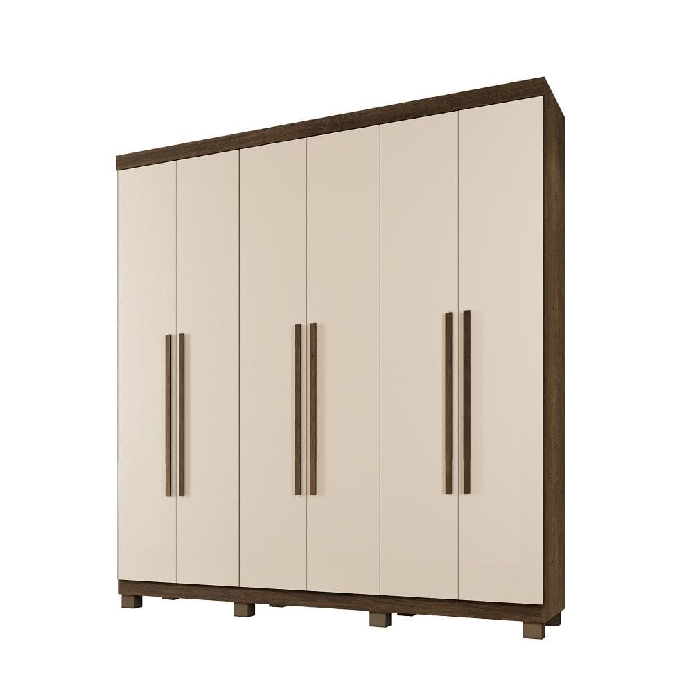 Roupeiro Milão 6 Portas 3 Gavetas Benetil