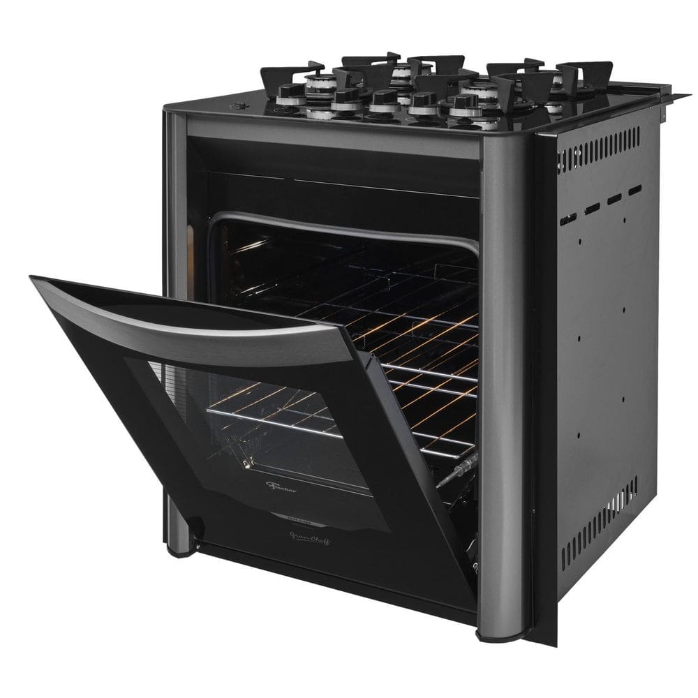 Fogão DE Embutir Fischer 4Q Gran Cheff Gás 127v Preto