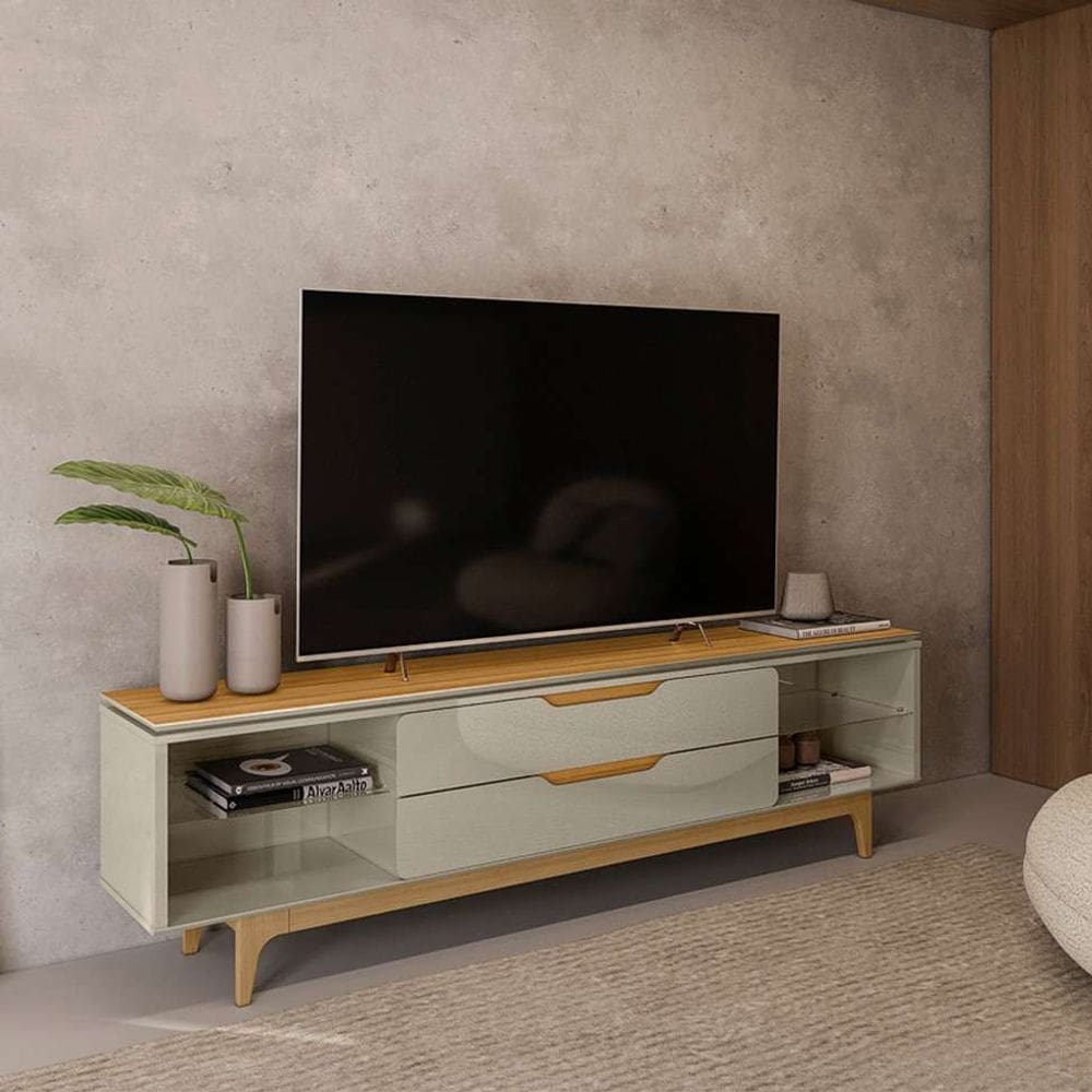 rack para tv até até 75 polegadas los angeles 2 gv tauari e off white 218 cm