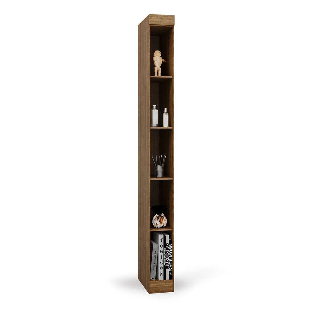 guarda-roupa modulado gênova ipê wood