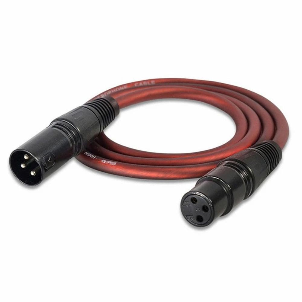 Cabo de Microfone XLR Macho Fêmea, 1 m metro Alta Fidelidade, Balanceado, Amplificador Mixer Panthom