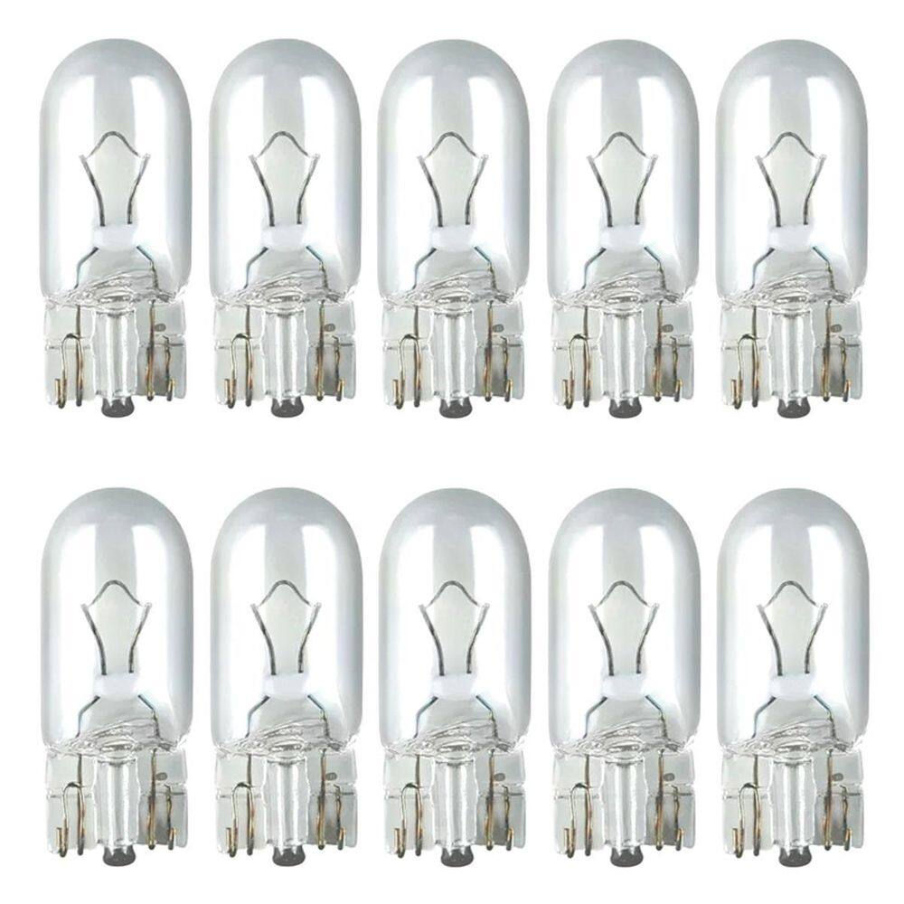 Kit 10 Lâmpada Pingão Lanterna Farol Luz Placa 12V W5W 2825