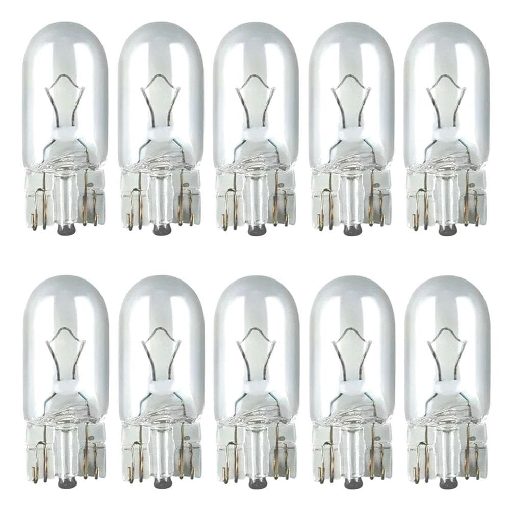 Kit 10 Lâmpada Pingão Lanterna Farol Luz Placa 12V W5W 2825