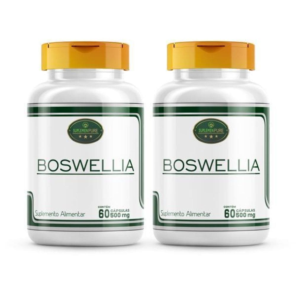 Boswellia Serrata - Suplemento Natural Cáps 500Mg 2 Potes