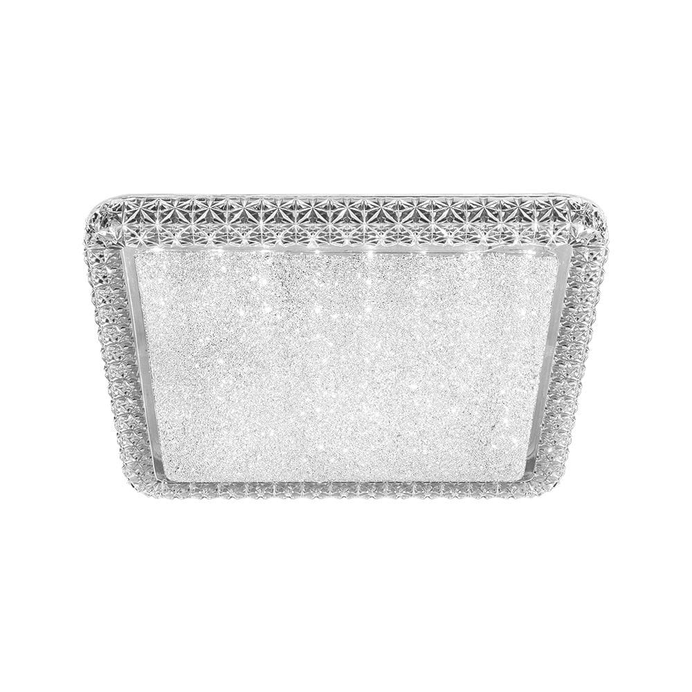 Plafon Led Blumenau Shine Pontilhado De Sobrepor com Ajuste de Cor 24W Bivolt Translúcido