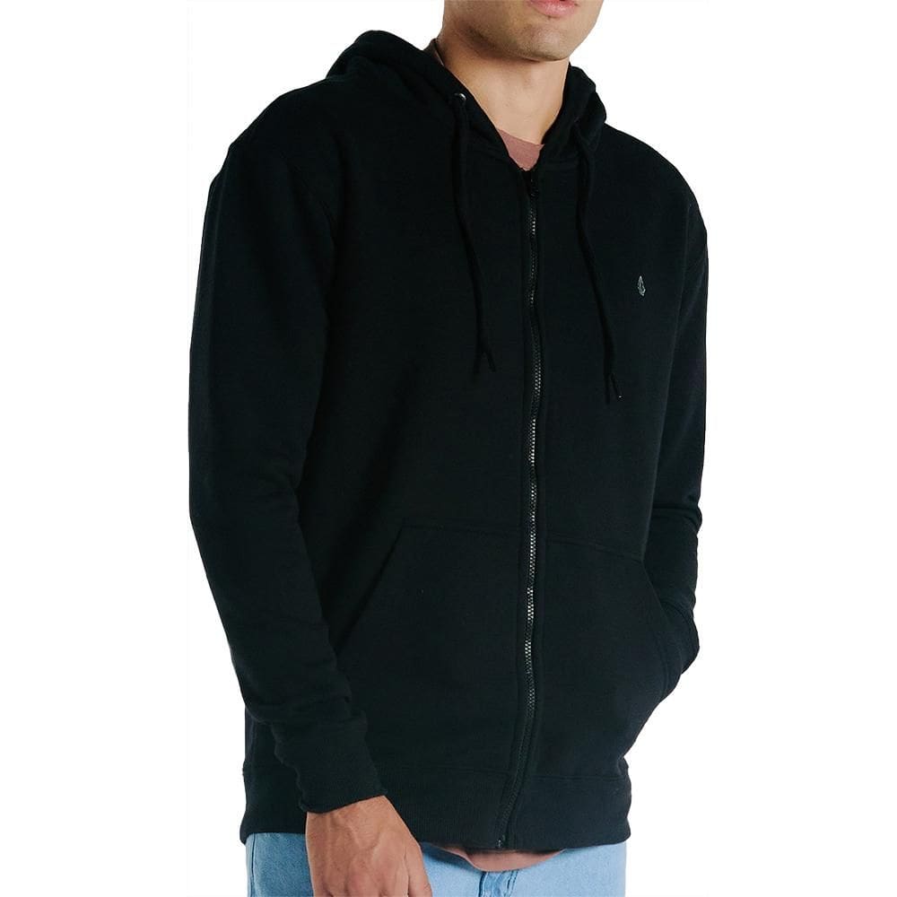 Moletom Volcom Aberto Single Stone WT24 Masculino Preto