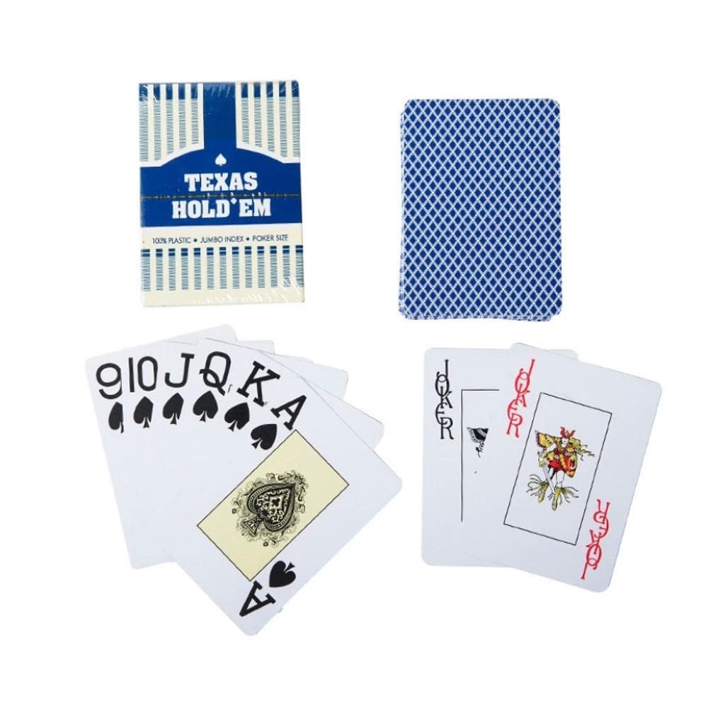 Baralho Resistente A Água Anti Rasgo Carta Azul Truco Poker