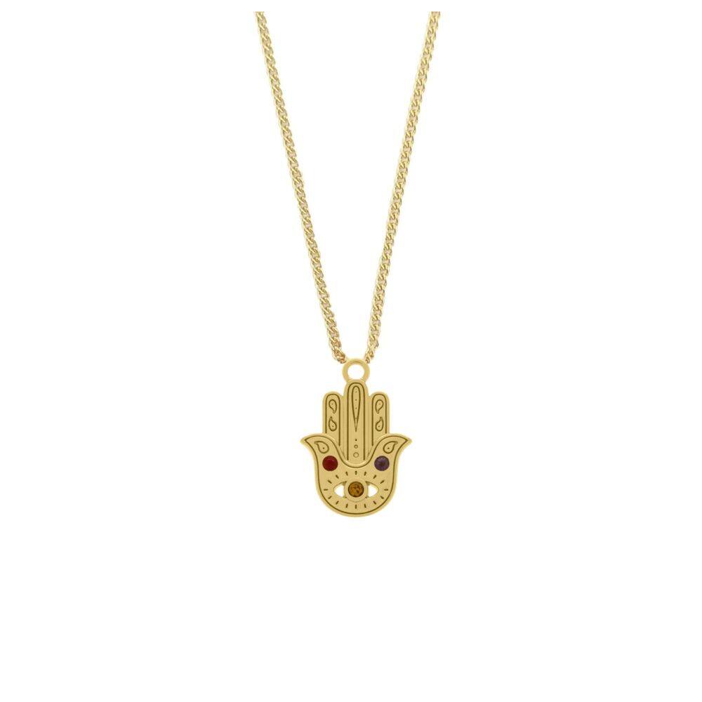 Colar Mão de Hansa - Banhado em Ouro 18k