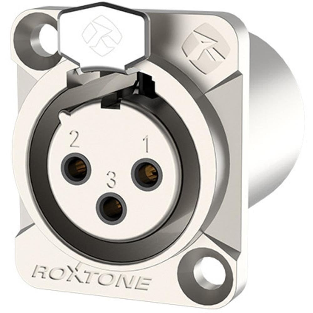 Conector Xlr Femea A Prova Dagua Roxtone Rx3Fdwp-Ng