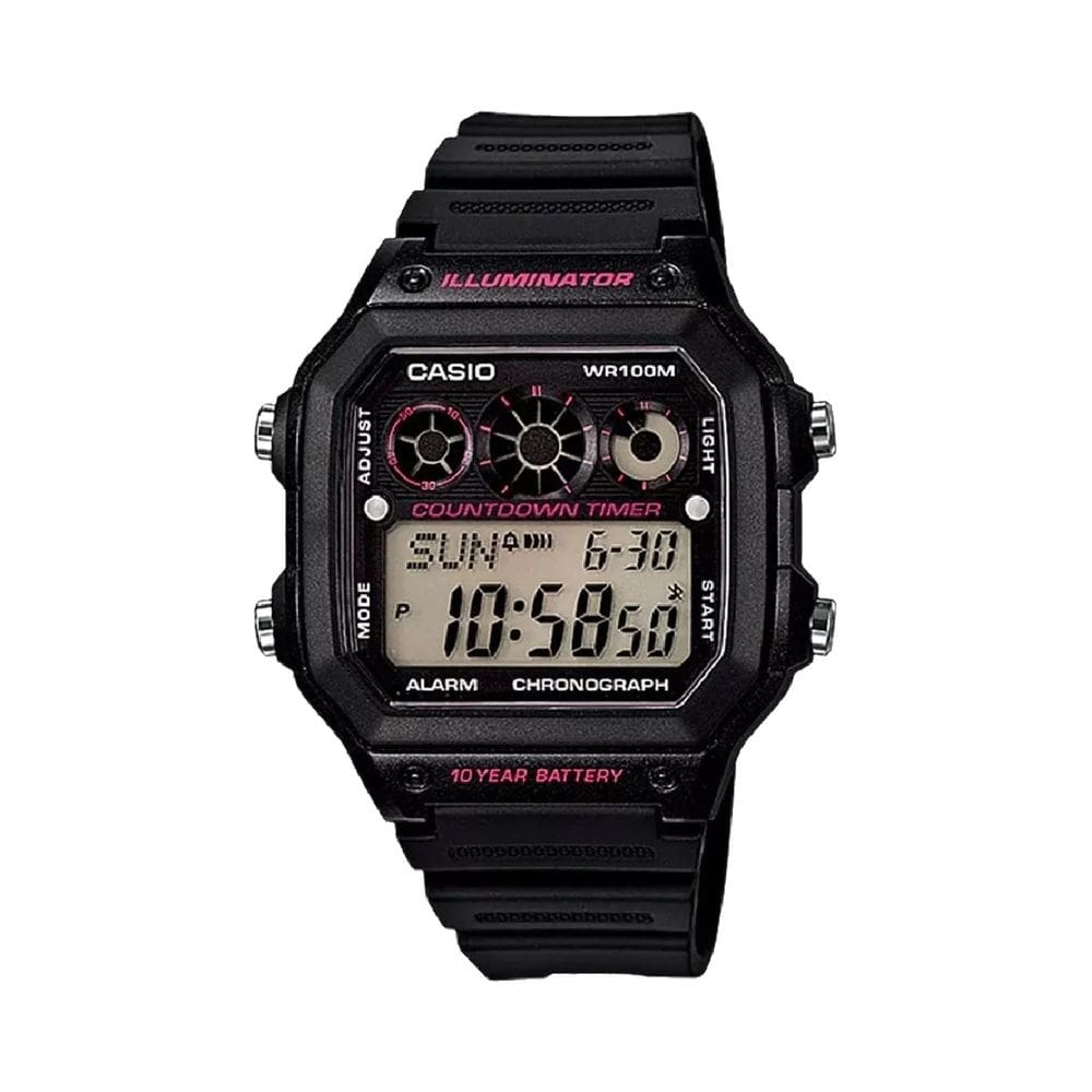 Relógio Casio Masculino Quadrado AE-1300WH-1A2VDF