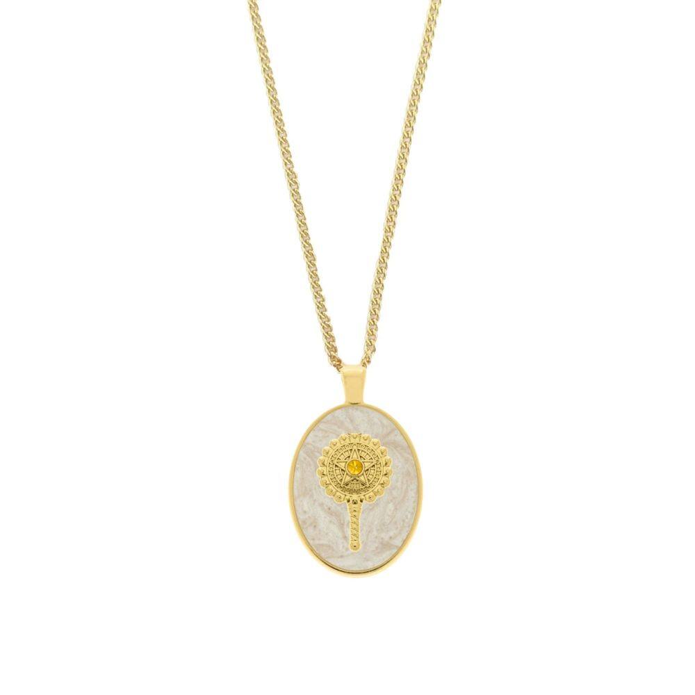 Colar Medalha Abebé - Banhado em Ouro 18k