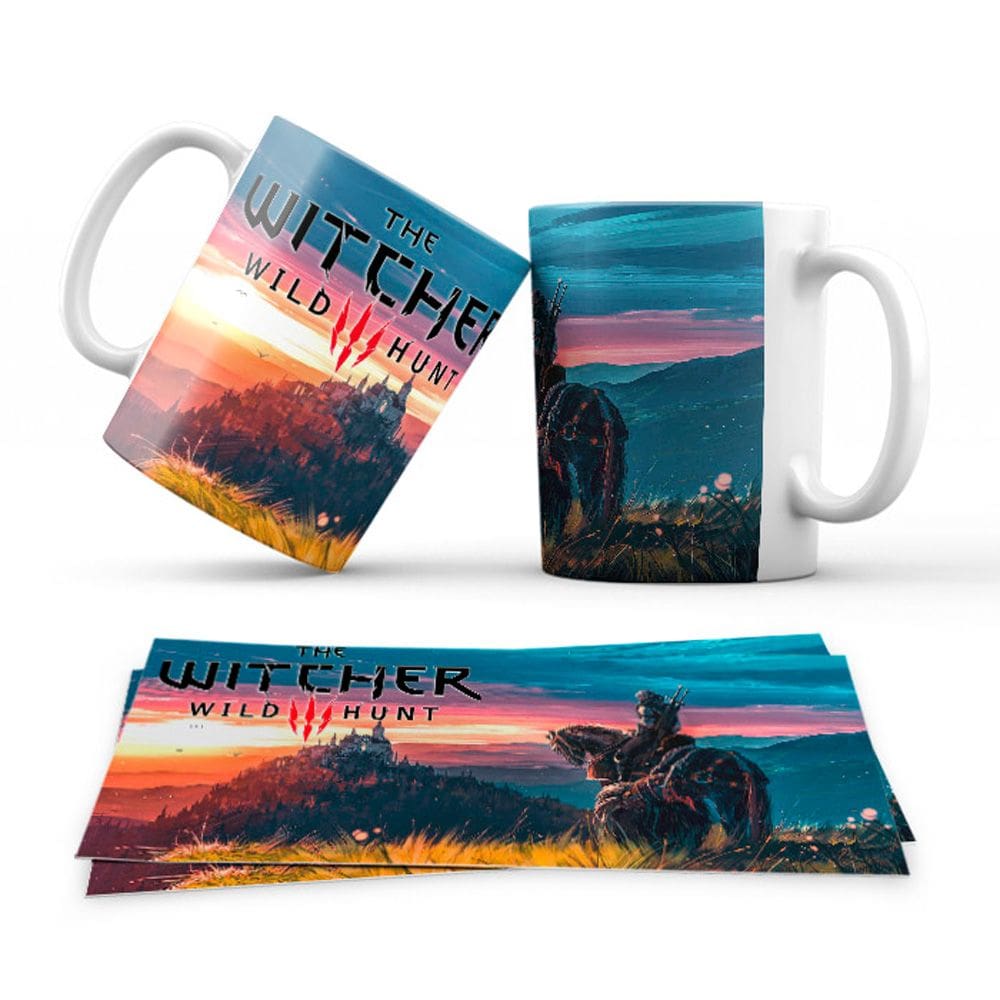 Caneca Personalizada Gamer The Witcher 3