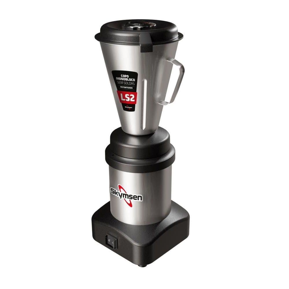 Liquidificador Industrial Inox Baixa Rotação Skymsen 2 Litros LS2
