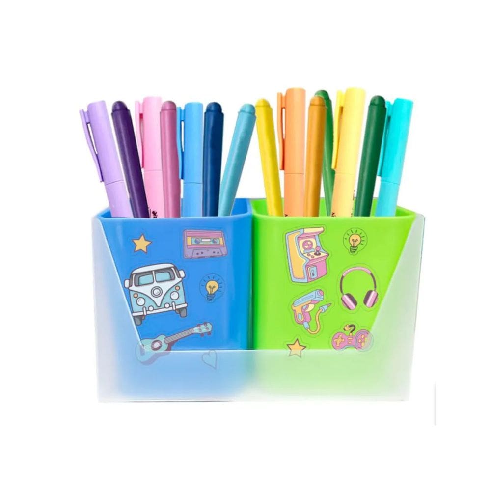 Kit Com 2 Porta Objetos Full Color Organizador Dello