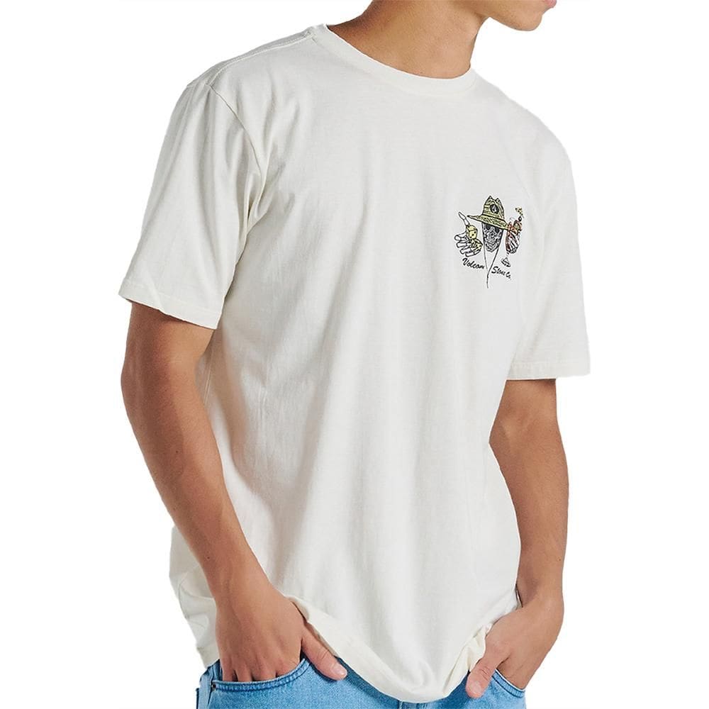 Camiseta Volcom Pair A Dice WT24 Masculina Branco