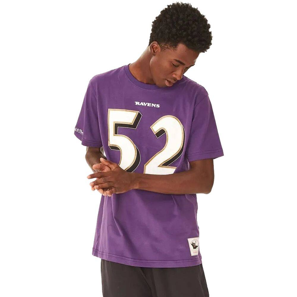 Camiseta Mitchell & Ness Estampada Nfl Baltimore Ravens Ray Lewis
