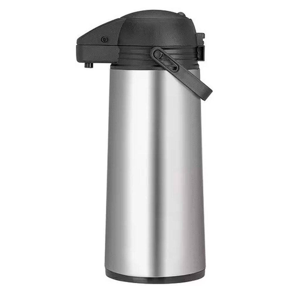 Garrafa Térmica Inox Ampola Vidro Pressão Conserva Bebidas