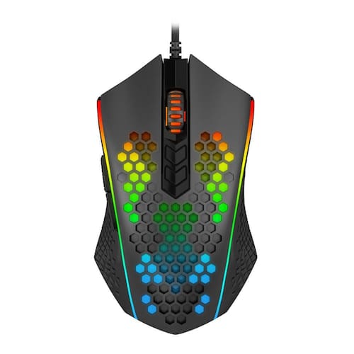 Imagem do produto Mouse Gamer Redragon Memeanlion Honey Comb, RGB, 12400DPI, 7 Botões, Preto, M809-K em Extra