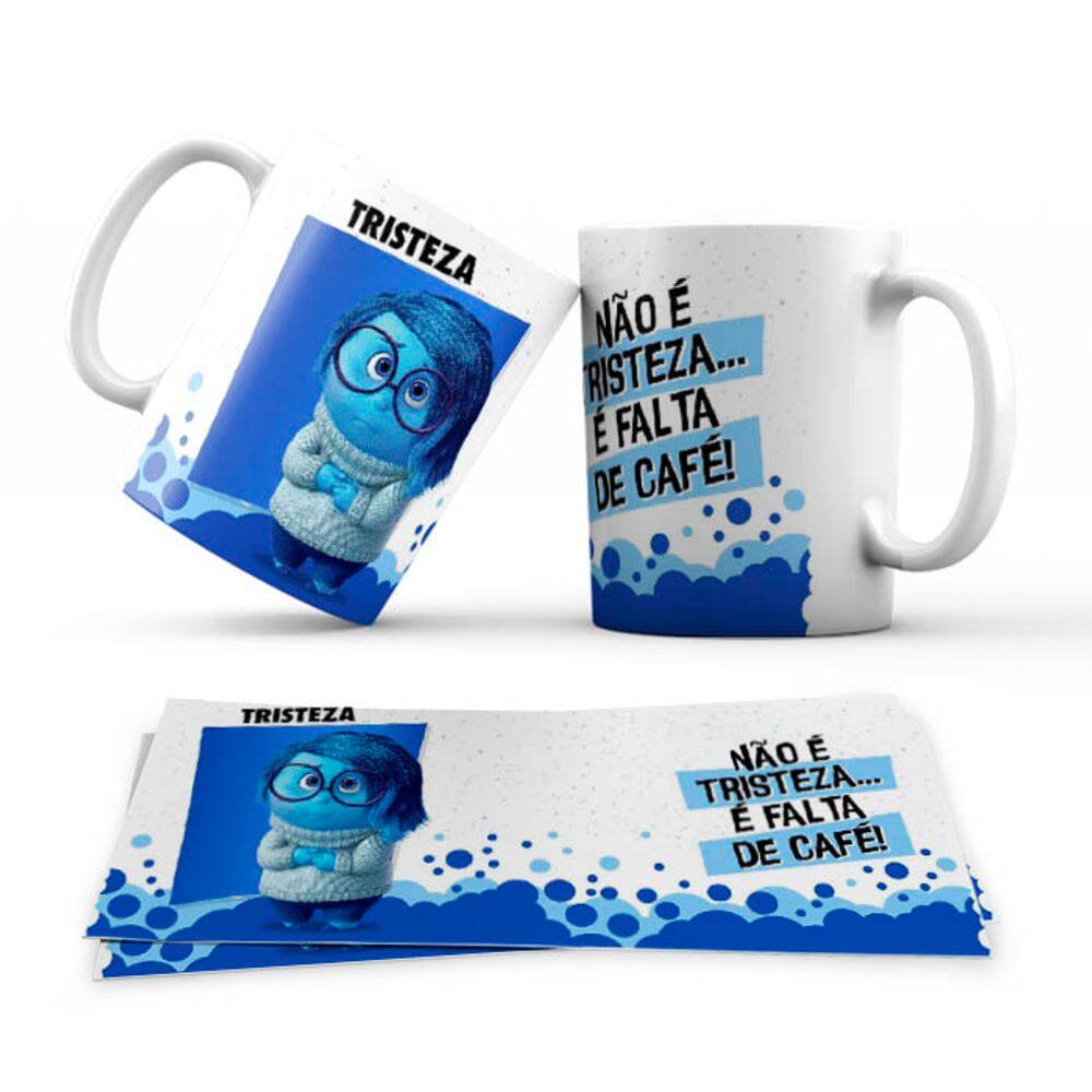 Caneca Personalizada Divertidamente Tristeza