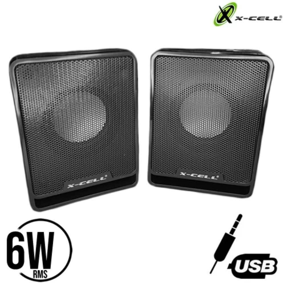 Caixa De Som Para Computador Xc-Cm-04 Branca X-Cell 159663
