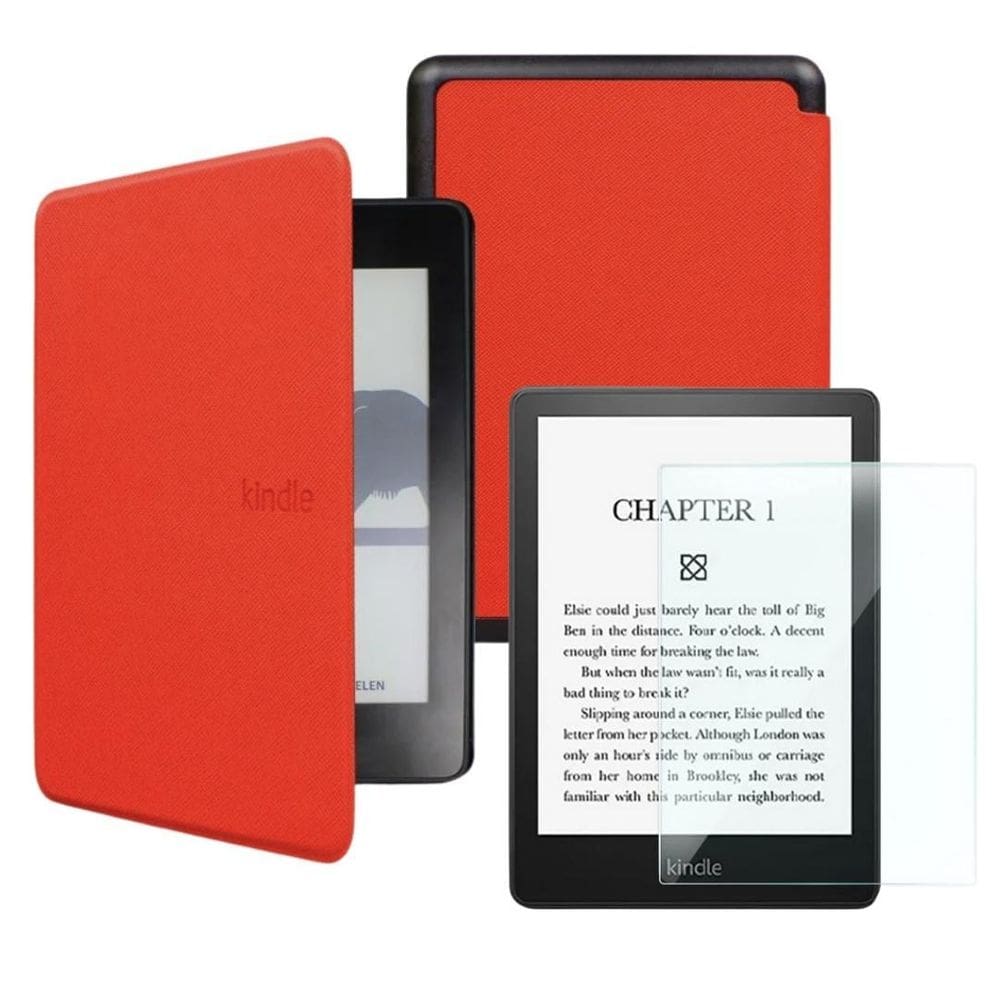 Capa Para Kindle 11 Geração 2022 Material Sintético + Vidro