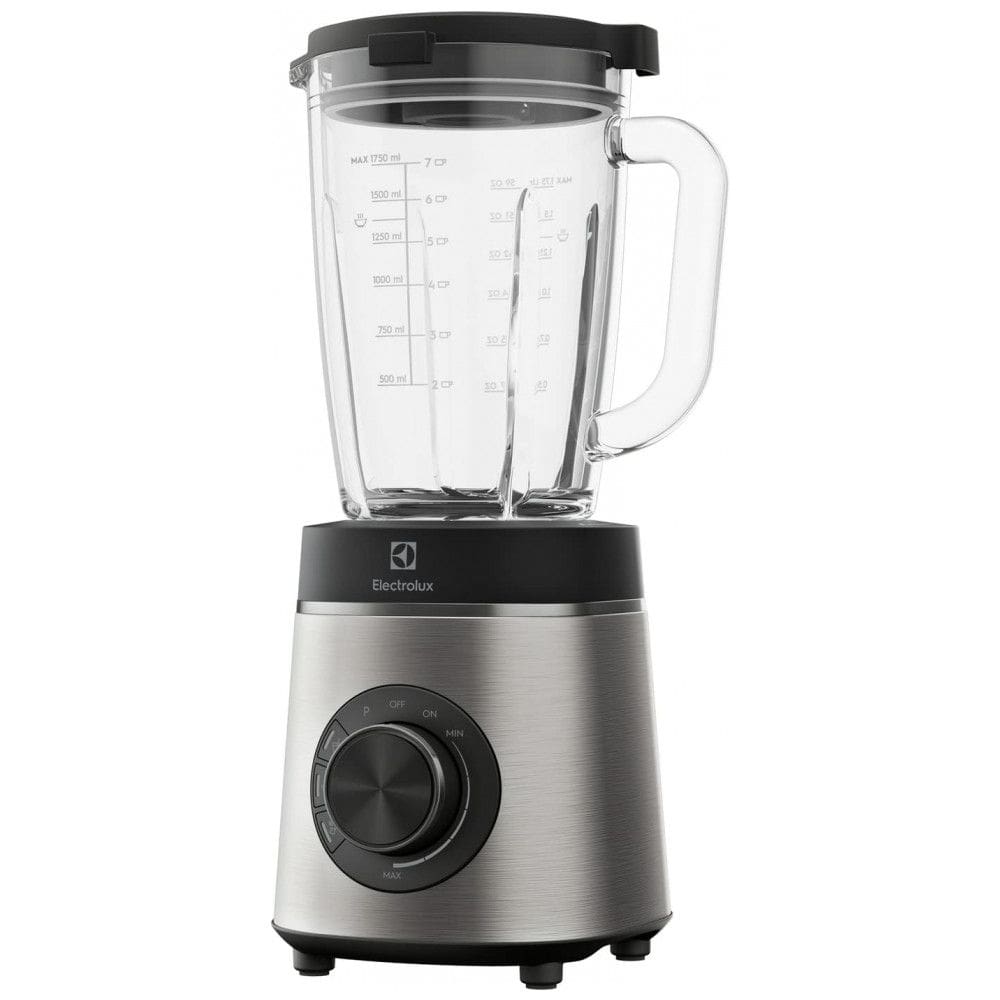 Liquidificador 1,7L com Jarro de Vidro e Misturador para Garrafa, 900W, Eletrolux, Prata