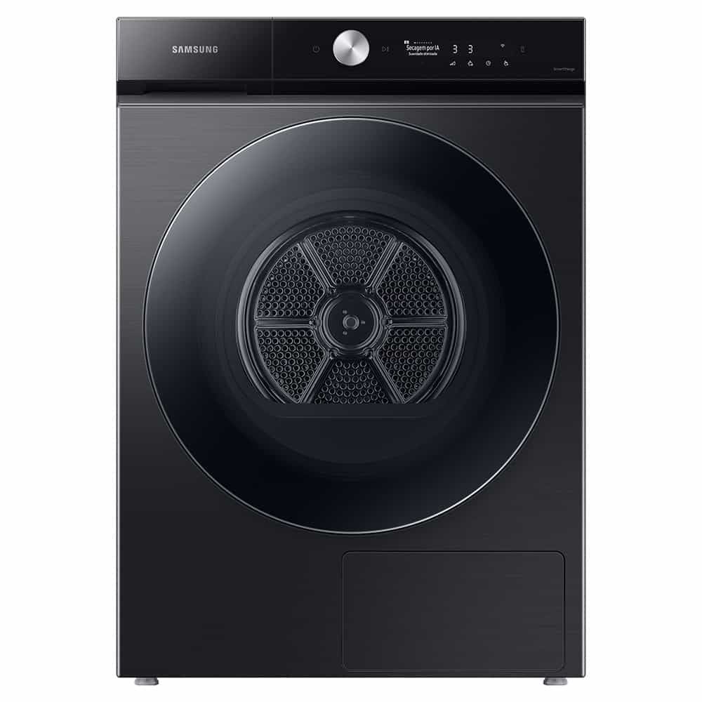 Secadora Elétrica Bespoke AI Laundry Heatpump DV20B Black 20kg