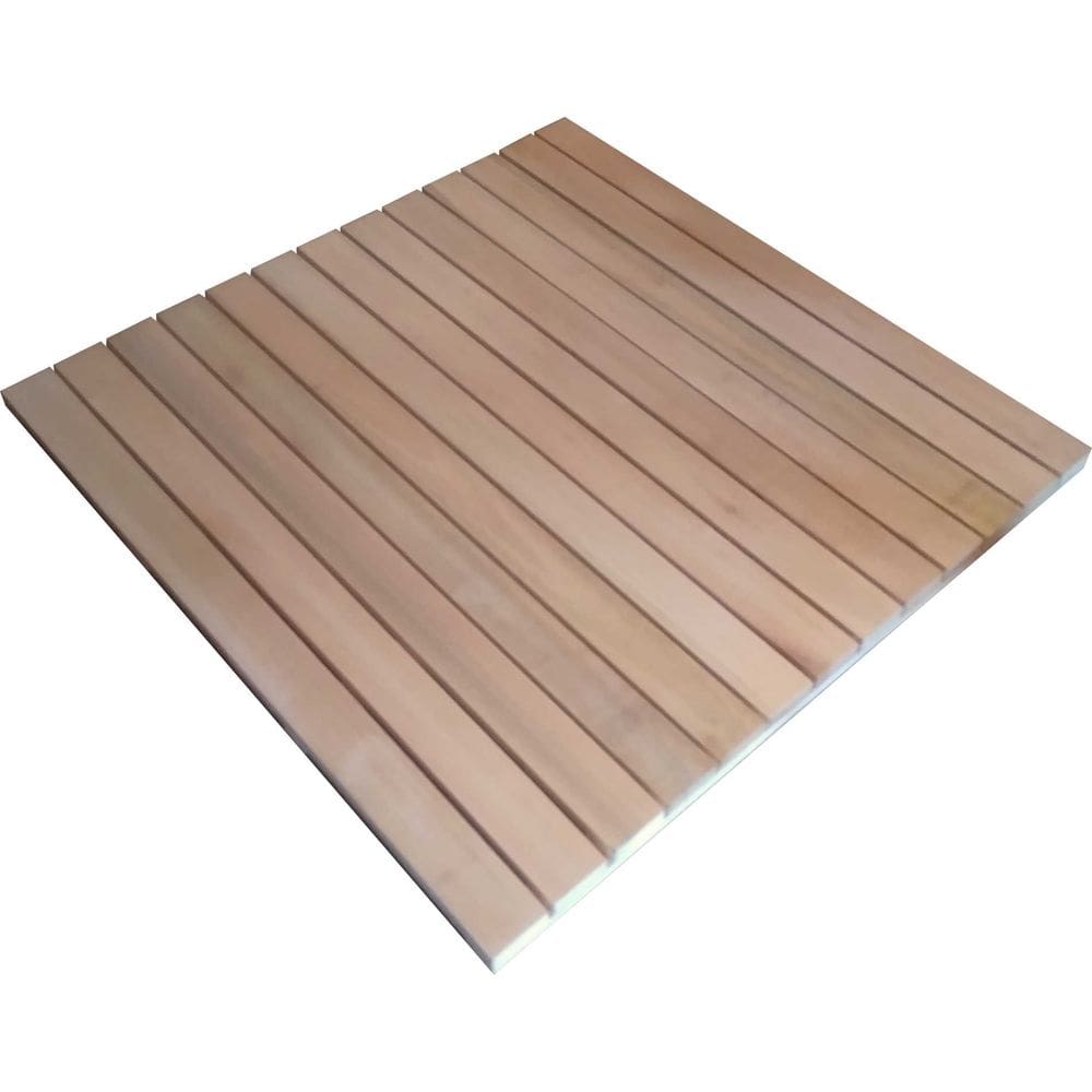 Deck De Madeira Modular 100x100cm Réguas 7 cm Neonx