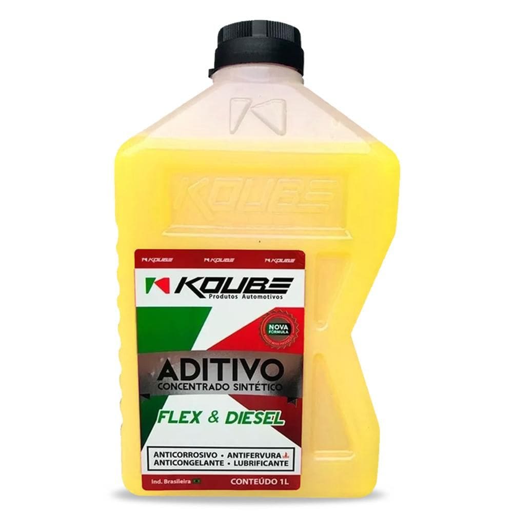 Aditivo Radiador Amarelo Concentrado 100% Sintético Koube