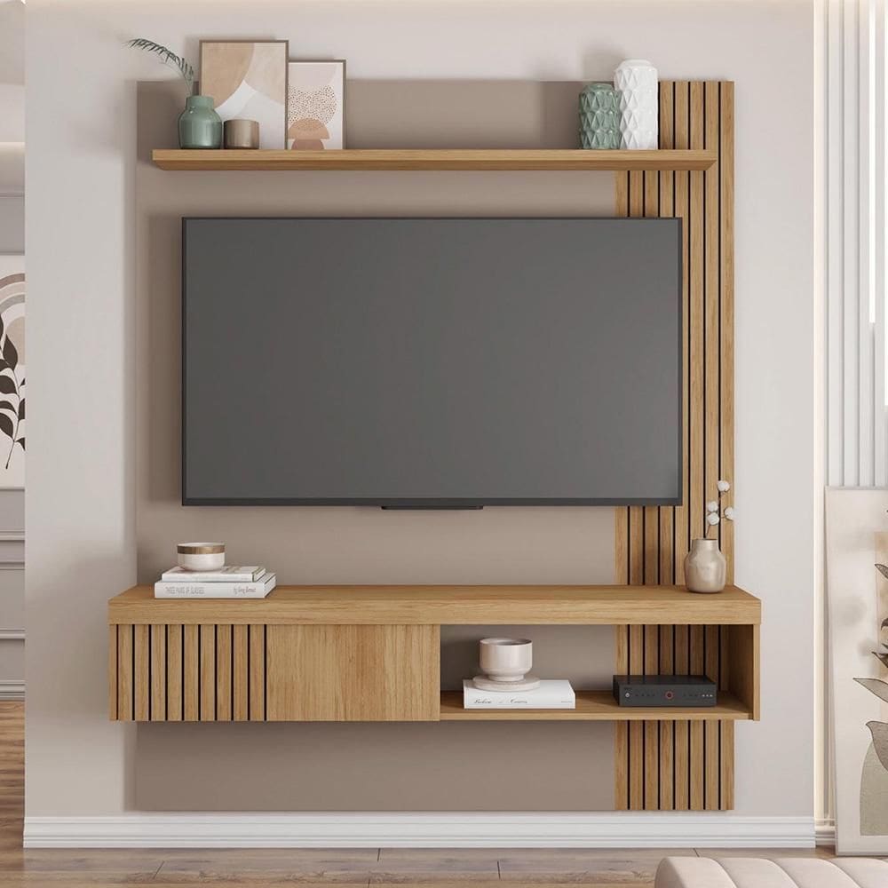 Painel para TV até 55 Polegadas Jade 1.5 Buriti Fendii Caemmun