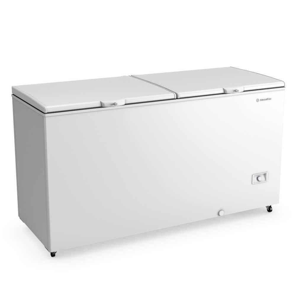 Freezer Horizontal Inverter Dupla Ação 543 Litros Tampa Cega DA550IF Tech Bivolt - Metalfrio