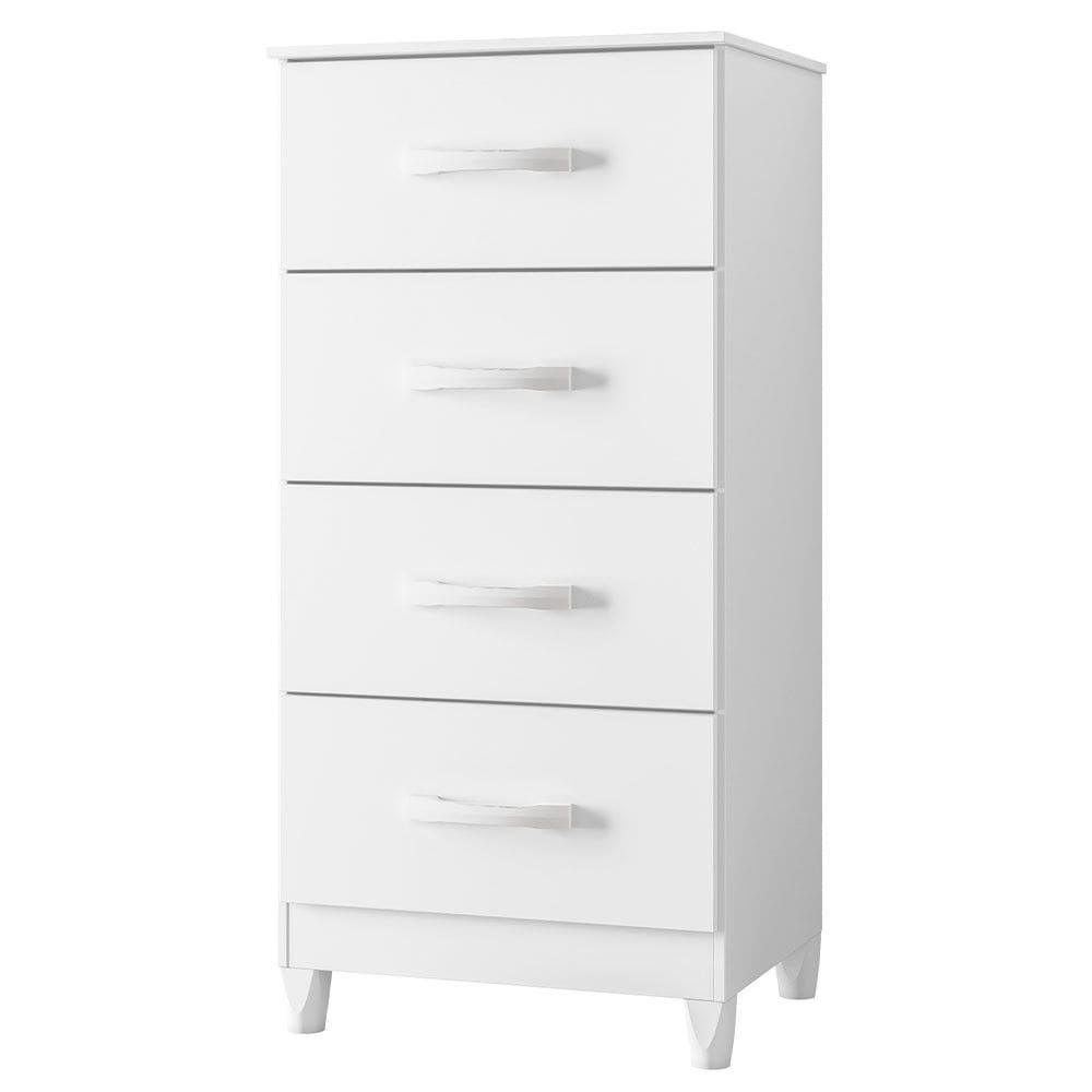Cômoda Mobi Compacta 4 Gavetas Albatroz