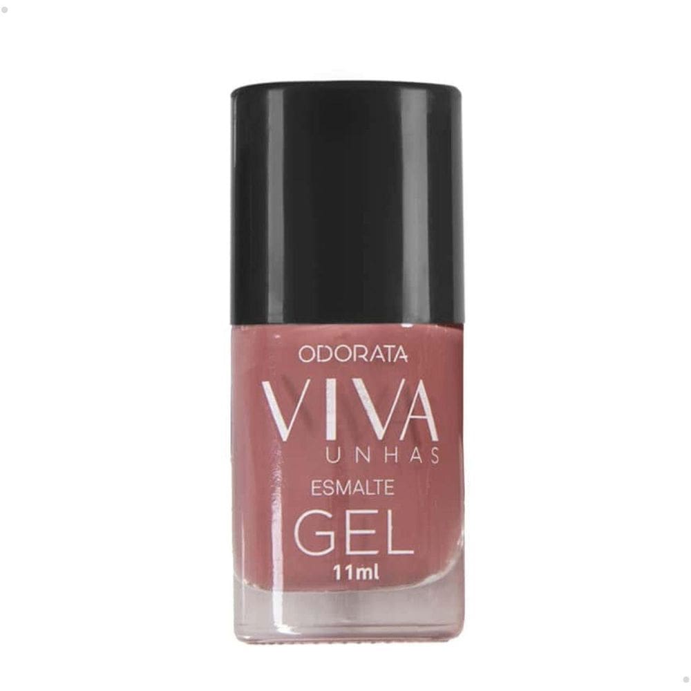 Esmalte Em Gel Malva Glam Rosê Cremoso Não Precisa Cabine