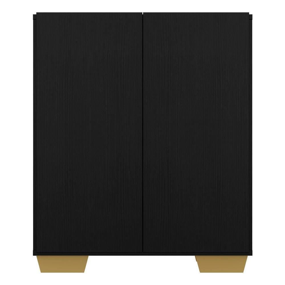 Aparador Cantinho e 2 Portas Multimóveis Preto