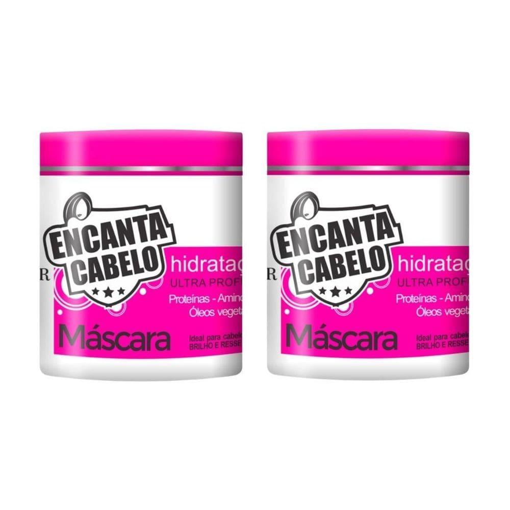 Mascara Maxihair 500G Encanto Cabelo - Kit Com 2Un