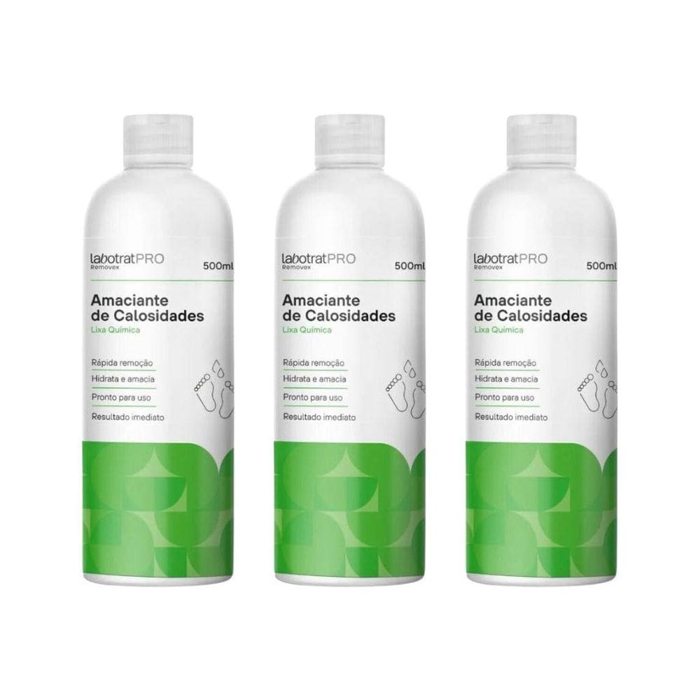 Amaciante De Calosidades Labotrat Profissional 500Ml - 3Un
