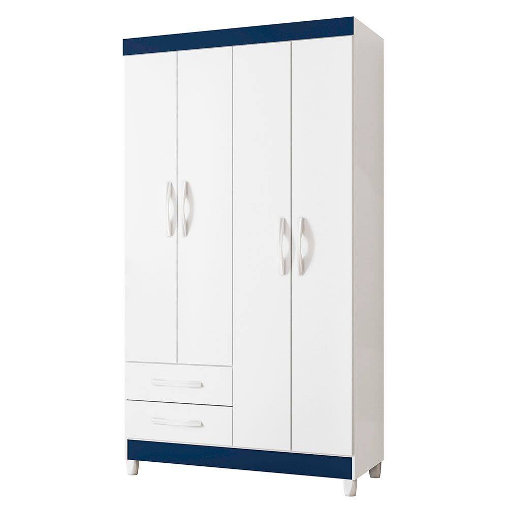 Guarda Roupa Âmbar Solteiro 4 Portas Albatroz