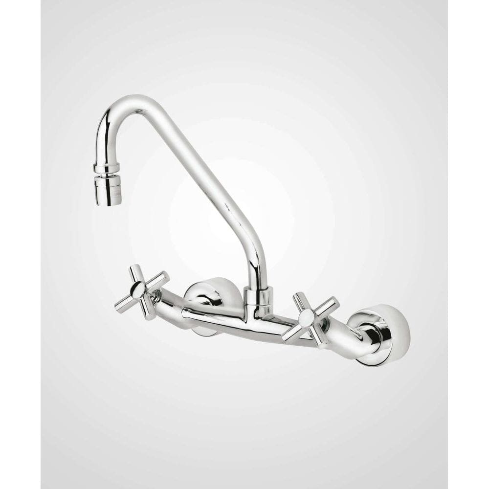 Misturador para Cozinha de Parede DN15-20 Slim Cross Cromado Perflex